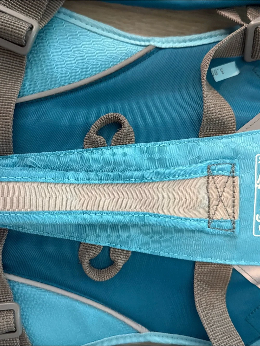 Kurgo Teal Dog Saddle Backpack Harness - medium dog